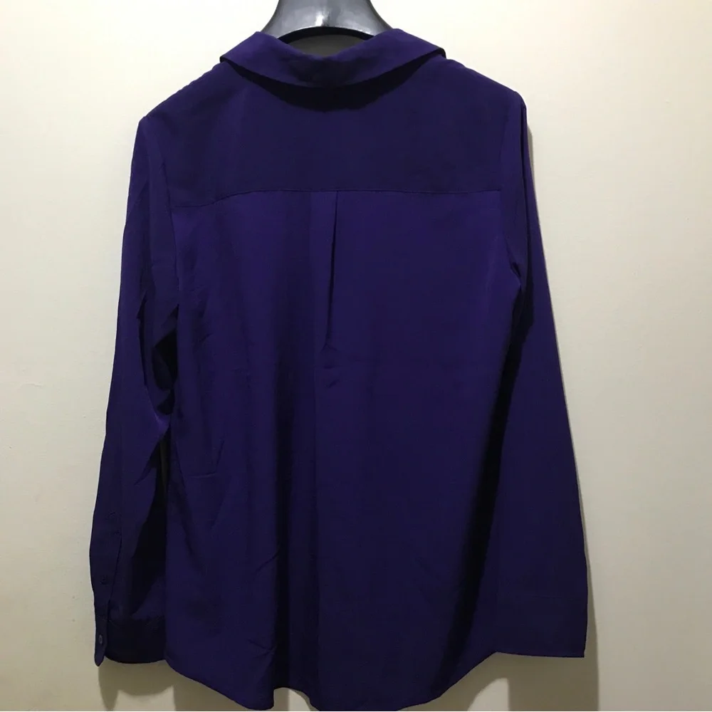 Talbots Button Down Cute Work Wear blouse M - Picture 9 of 9